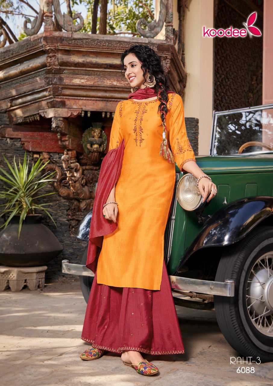 Koodee Rahi 3 Designer Festive Wear Pure Viscose Latest Readymade Collection
